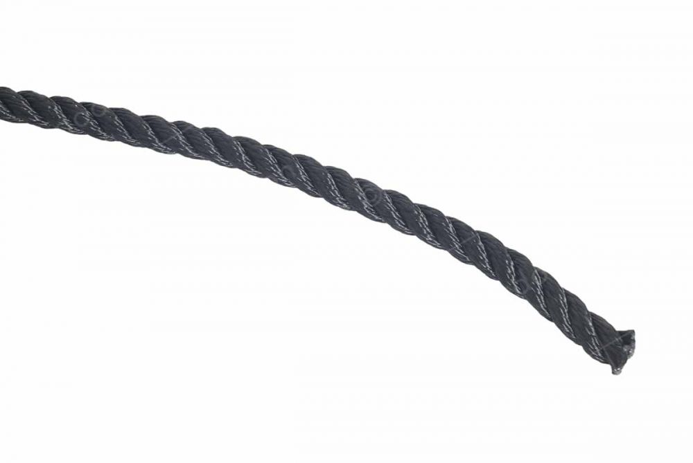 Brodski konop za sidro 10mm 70m crna