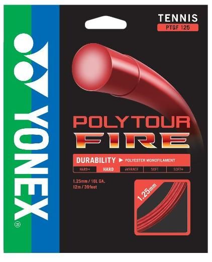 yonex teniska zica poly tour fire 125 12m crvena