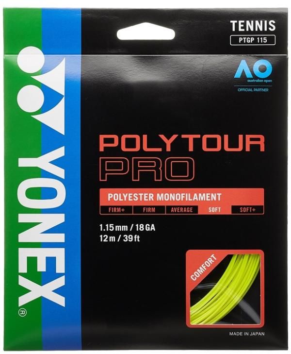 yonex teniska zica poly tour pro 115 12 m zuta