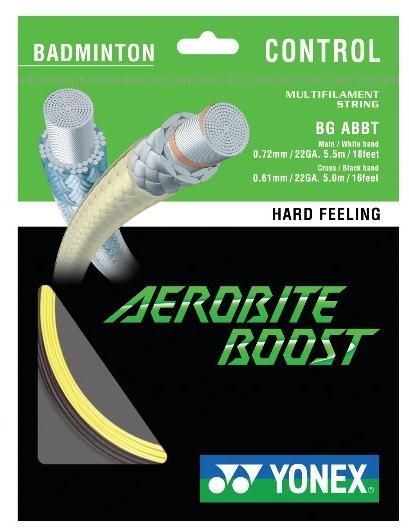 Yonex žica za badminton reket AEROBITE BOOST sivo/žuta 10m