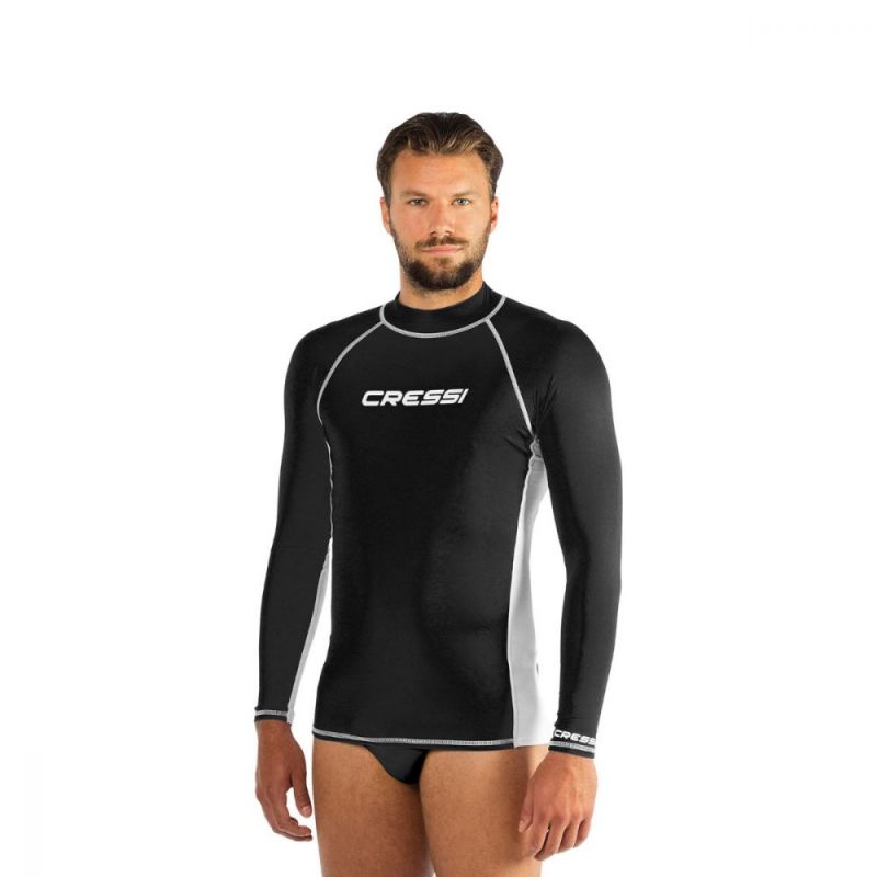 Cressi rash guard za muškarce - dugi rukav crna M