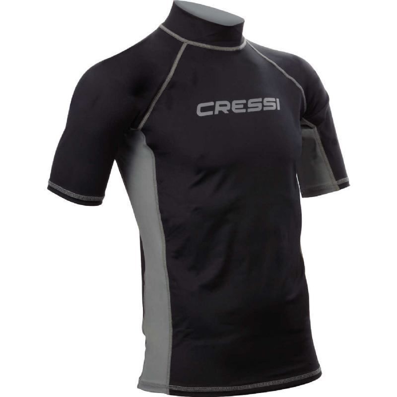 Cressi rash guard za muškarce - kratki rukavi crna XL