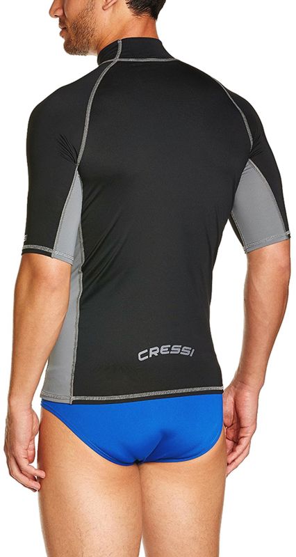 Cressi rash guard za muškarce - kratki rukavi crna XXL