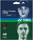 Yonex teniska žica POLY TOUR FIRE 120 12m crvena