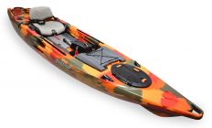 Kajak za ribolov Feelfree Lure 13.5 v2 Sonar pod orange camo